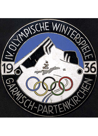 Olympics logo Garmisch-Partenkirchen Germany 1936 winter